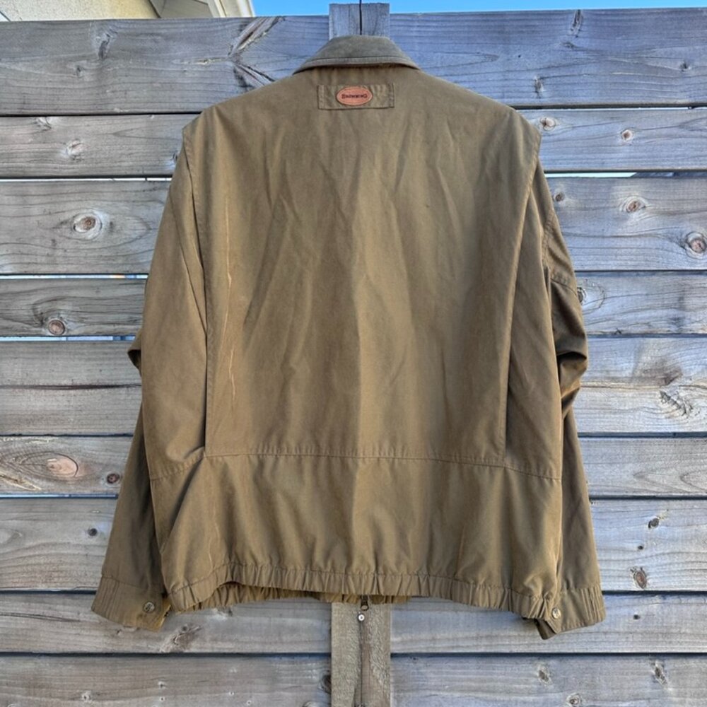 Vintage Browning Hunting Outdoor Canvas Lined Jacket - XL - Picture 9 of 10